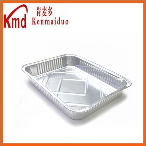 RUE325  hot sale disposable rectangle foil barbecue tray